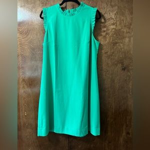 Brand new JCrew sleeveless flutter cap dress.